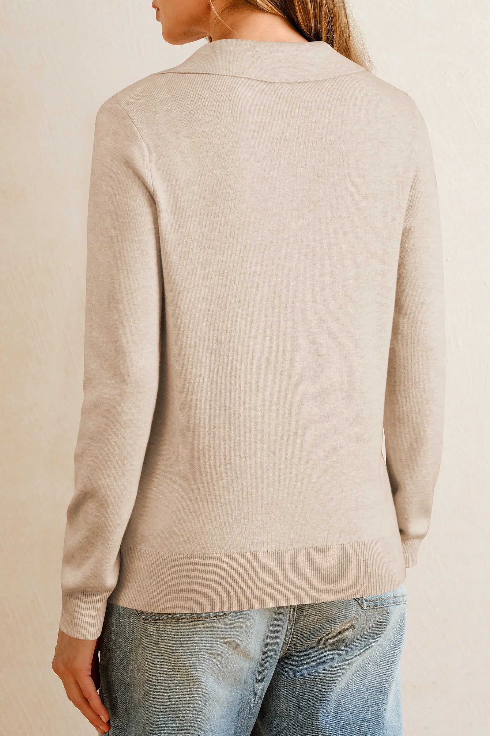 Arach&Cloz Wool-Blend Collared Pullover — product image 27