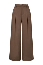 Arach&Cloz Linen-Blend Wide-Leg Trousers — product image 13