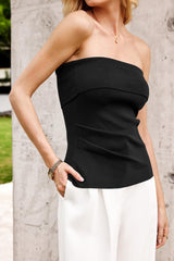 Arach&Cloz Women's Silk Blend Non See Through Non Slip Fall Fashion Tube Top 2025