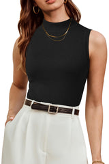 Arach&Cloz Womens Wool Blend Sweater Soft Turtleneck All-Season Casual Tank 2025