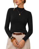 Arach&Cloz Merino Wool Mock-Neck Pullover — image 22