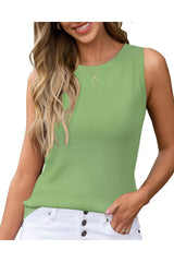 Arach&Cloz Women's Wool Blend Sweaters Non See Through All-Season Business Casual Tank 2025