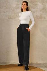 Arach&Cloz Wide-Leg Pleated Trousers — product image 4