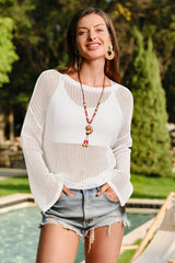 Arach&Cloz Women's Linen Summer Fall Lightweight Crochet Tops Beach Cover Up 2025