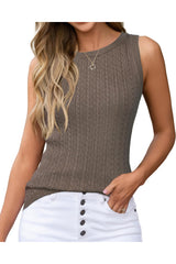Arach&Cloz Women's Wool Blend Sweaters Non See Through All-Season Business Casual Tank 2025