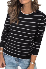 Arach&Cloz Women's Soft Knit Sweater Fall Dressy Casual Pullover Tops