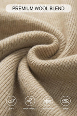 Arach&Cloz Women's Wool Blend Mock Neck Business Casual Sweater Vest 2025 Fall