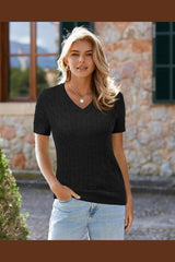 Arach&Cloz Women's Wool Blend Summer Fall Tops Lightweight Business Casual Blouses