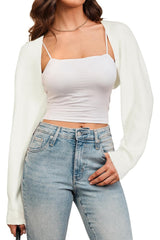 Arach&Cloz Women's Wool Blend Bolero Shrug Fall Fashion Cropped Cardigans 2025