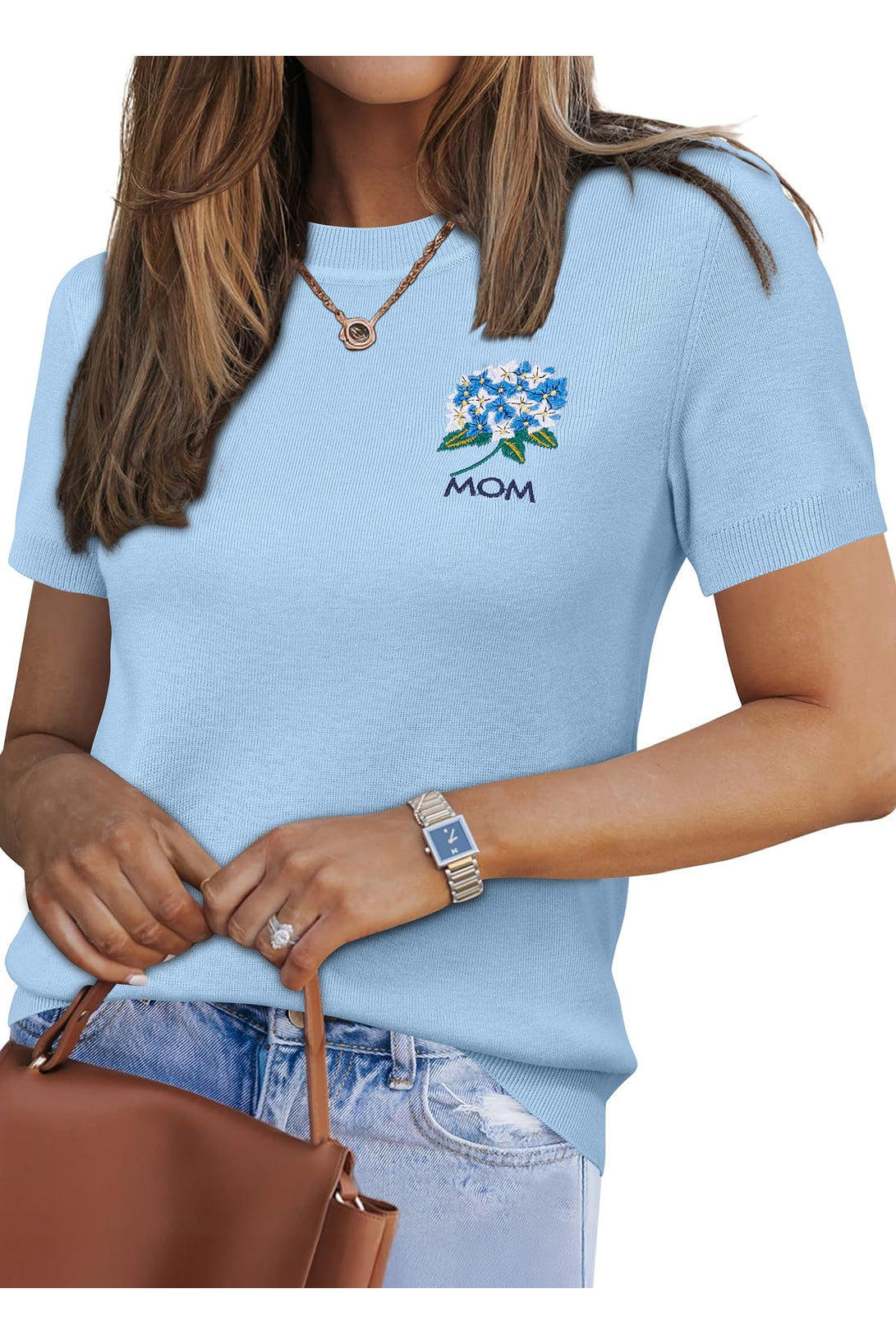 Arach&Cloz Women's Wool Blend Business Casual Essential Fall Layering Pullover Sweaters