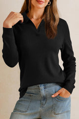 Arach&Cloz Women¡¯s Wool Blend Collared Fall Pullover Sweaters Business Casual Outfits 2025