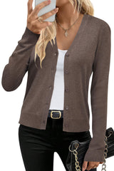 Women's Wool Blend Business Casual Cardigan Sweaters
