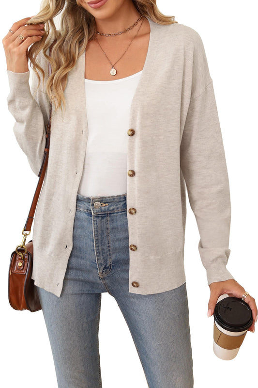 Women¡¯s Wool Blend Lightweight Cardigan Sweaters