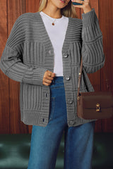 Arach&Cloz Women's Wool Blend Chunky Knit Winter Cardigan Sweaters