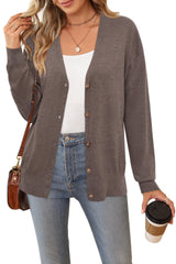 Women¡¯s Wool Blend Lightweight Cardigan Sweaters