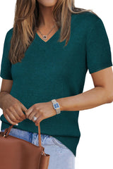 Women's Wool Blend Summer Fall Lightweight Casual Tops