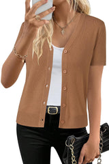 Women's Wool Blend Business Casual Cardigan Sweaters