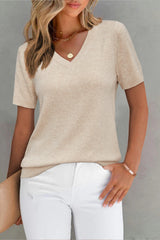 Wool Blend Summer Fall Tops Lightweight Business Casual Blouses