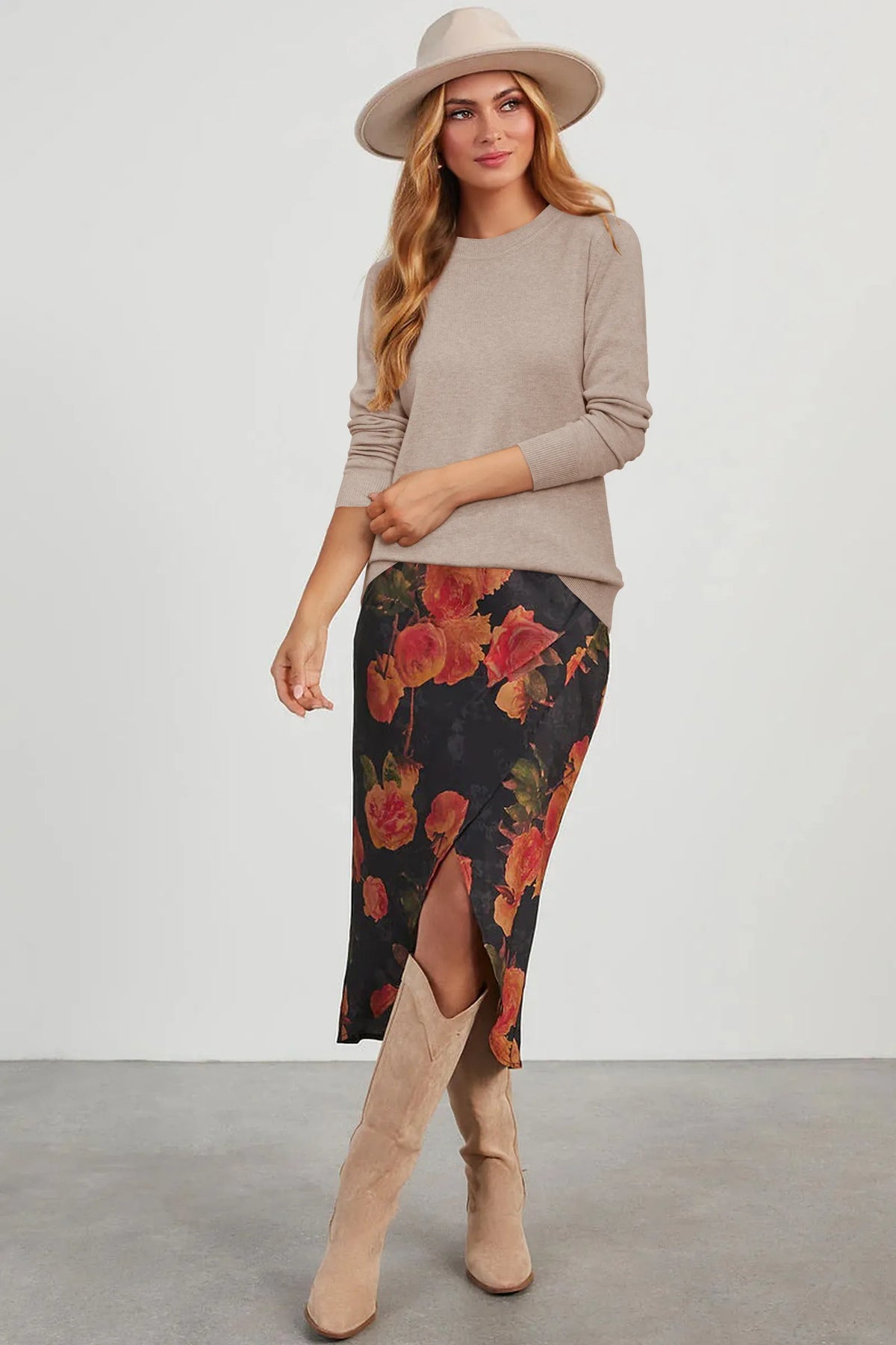 Arach&Cloz Wool-Blend Crew-Neck Pullover — product image 39
