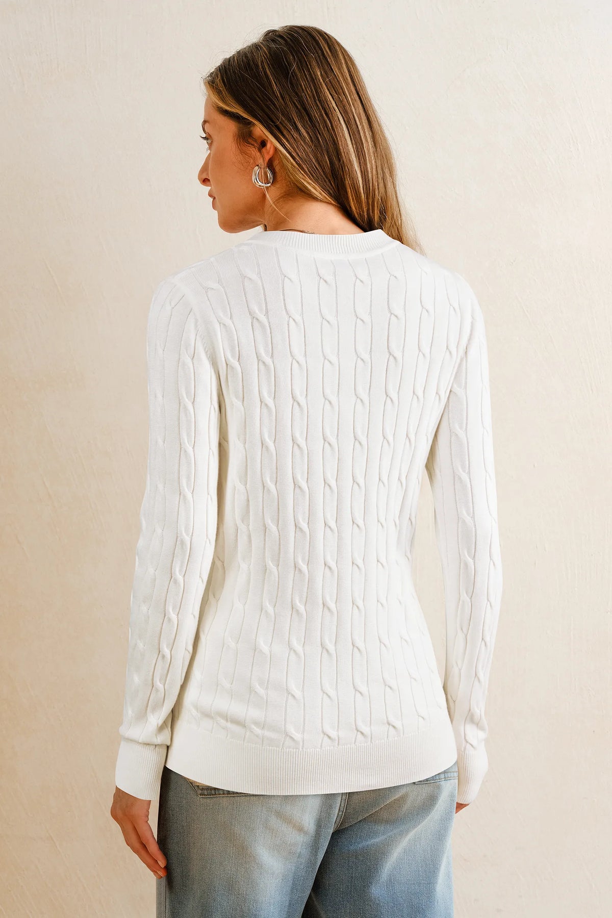 Arach&Cloz Wool-Blend Crew-Neck Pullover — product image 93