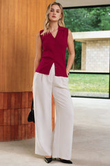 Women's Slim Fit Button Down Fall Business Casual Tank Tops 2026
