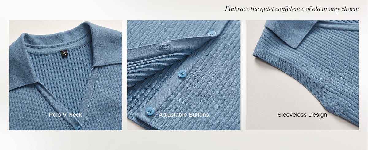 Women's Slim Fit Button Down Fall Business Casual Tank Tops 2026 A+ 图文