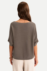 Women's Oversized Batwing Sleeve Business Casual Sweater Tops