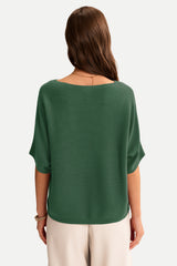 Women's Oversized Batwing Sleeve Business Casual Sweater Tops