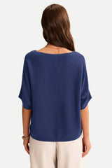 Women's Oversized Batwing Sleeve Business Casual Sweater Tops