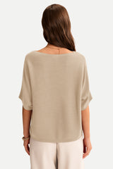Women's Oversized Batwing Sleeve Business Casual Sweater Tops