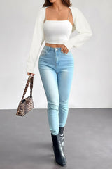 Arach&Cloz Women's Wool Blend Bolero Shrug Fall Fashion Cropped Cardigans 2025