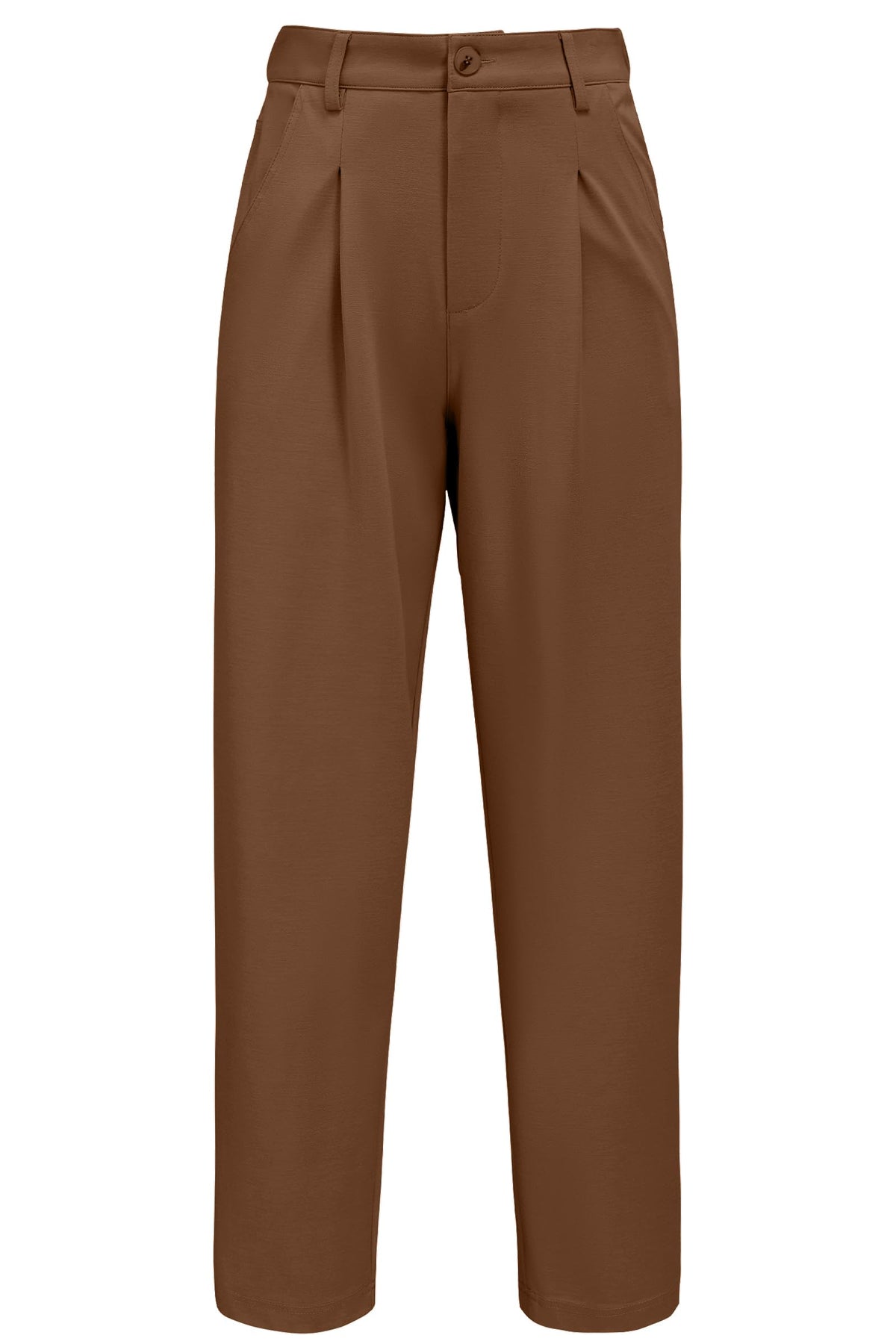 Arach&Cloz Wrinkle-Resistant Ankle Trousers — product image 11