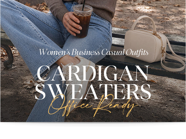 Women's Wool Blend Collared Neck Business Casual Cardigan 2026 A+ 图文