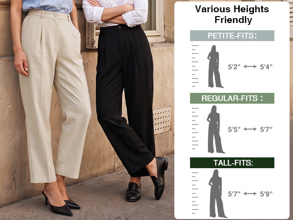 Arach&Cloz Linen-Blend High-Rise Ankle Trousers A+ 图文