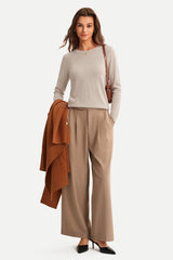 Arach&Cloz Merino Wool Crew Neck Sweate