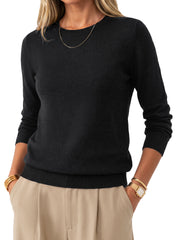 Arach&Cloz Merino Wool Crew Neck Sweate