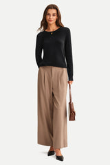 Arach&Cloz Merino Wool Crew Neck Sweate