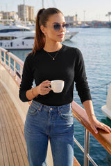 Arach&Cloz Merino Wool Crew Neck Sweate