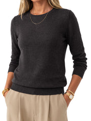 Arach&Cloz Merino Wool Crew Neck Sweate