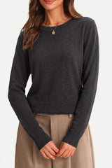 Arach&Cloz Merino Wool Crew Neck Sweate