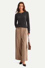 Arach&Cloz Merino Wool Crew Neck Sweate