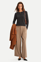 Arach&Cloz Merino Wool Crew Neck Sweate