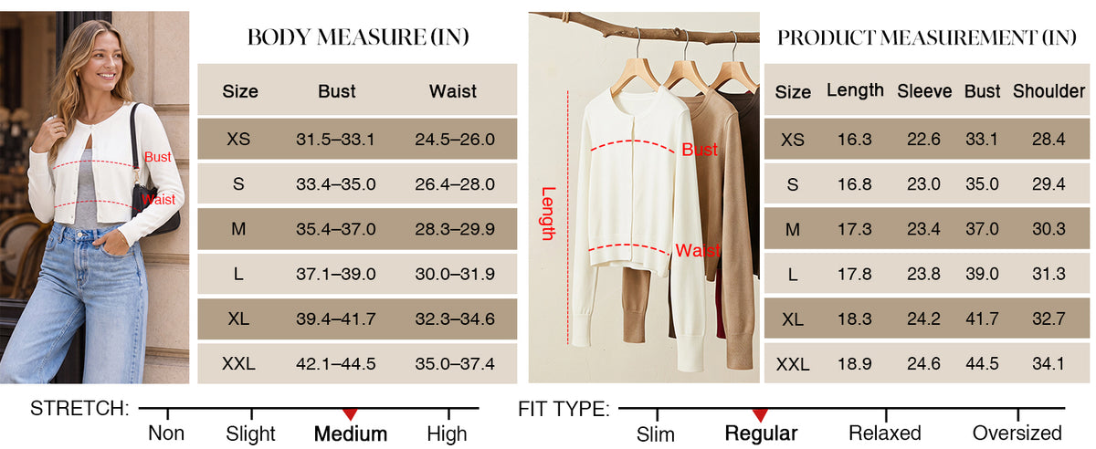 Arach&Cloz Wool-Blend Cropped Crewneck Cardigan A+ 图文