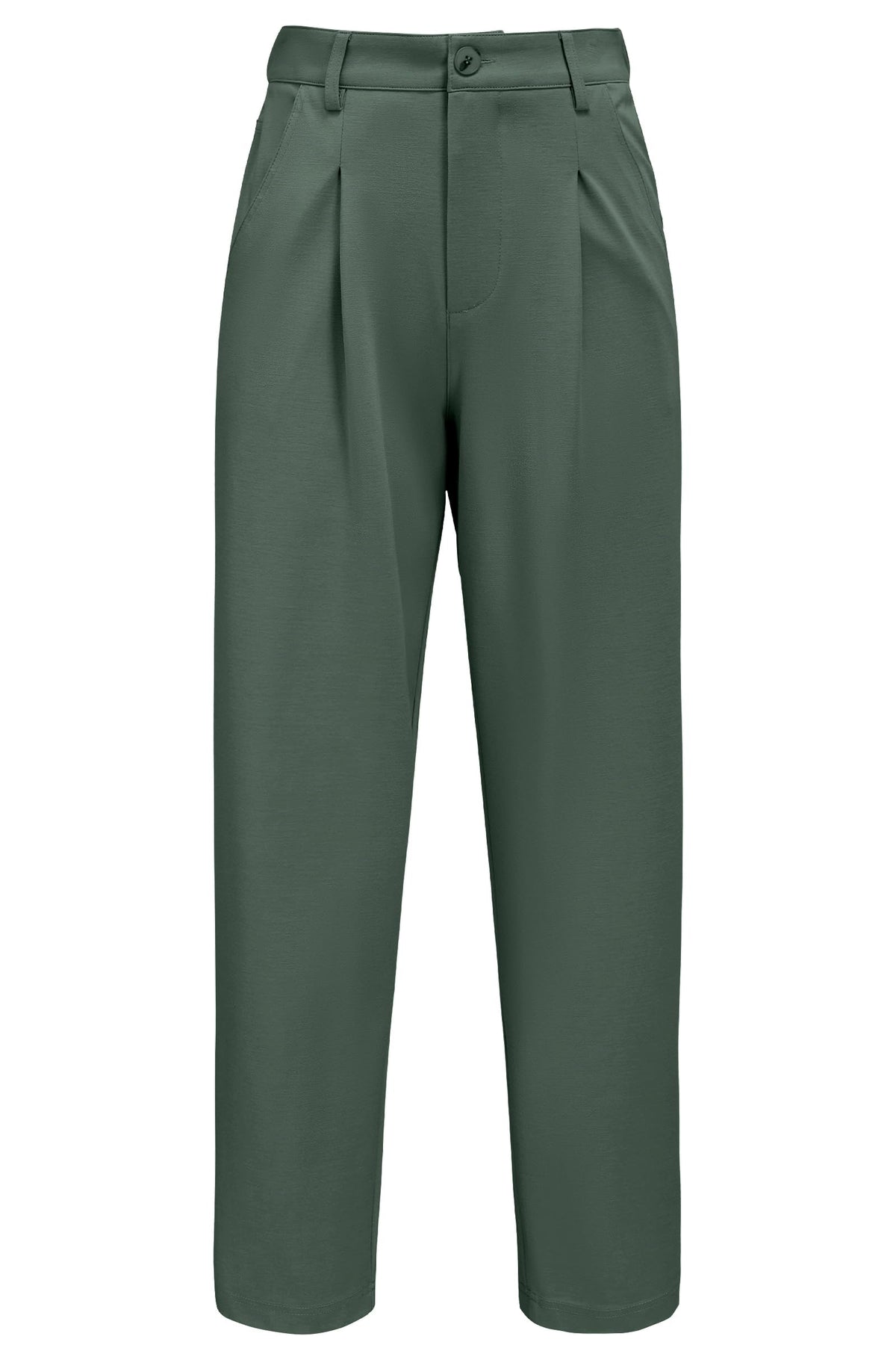Arach&Cloz Wrinkle-Resistant Ankle Trousers — product image 5