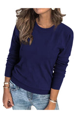 Arach&Cloz Women's Soft Knit Sweater Fall Dressy Casual Pullover Tops