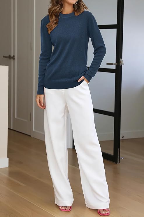 Arach&Cloz Wool-Blend Crew-Neck Pullover — product image 33