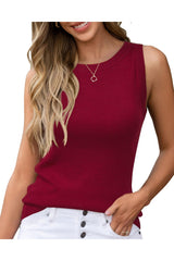 Arach&Cloz Women's Wool Blend Sweaters Non See Through All-Season Business Casual Tank 2025
