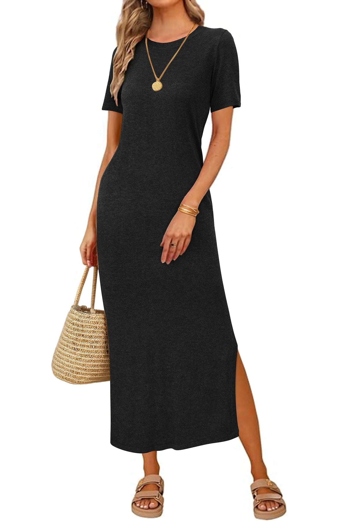 Arach&Cloz Wool-Blend Maxi Dress — product image 7