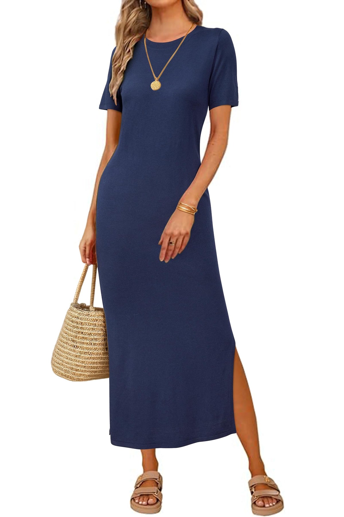 Arach&Cloz Wool-Blend Maxi Dress — product image 6