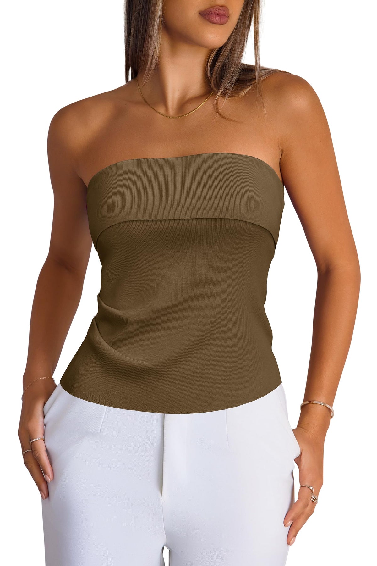 Arach&Cloz Silk-Blend Stay-Put Tube Top — product image 12